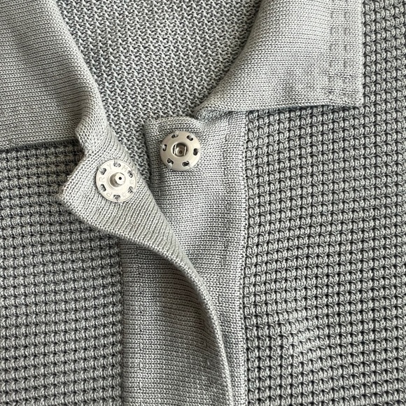 Alberta Ferretti Made in Italy Gray Knit Cardigan Sweater - Picture 6 of 7